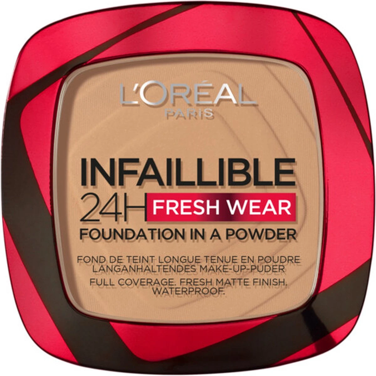 L'Oréal Paris Infaillible 24H Fresh Wear Foundation In A Powder - 300 Amber - Foundation En Poeder In één - 8gr 3 L'Oréal Paris Infaillible 24H Fresh Wear Foundation In A Powder - 300 Amber - Foundation En Poeder In één - 8gr