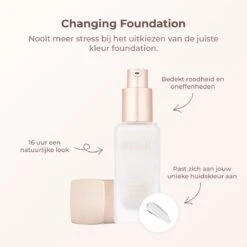 Meroda Changing Foundation - Kleurveranderende Foundation - 30ml 16 Meroda Changing Foundation - Kleurveranderende Foundation - 30ml -Cosmetica Winkel 1200x1200 677