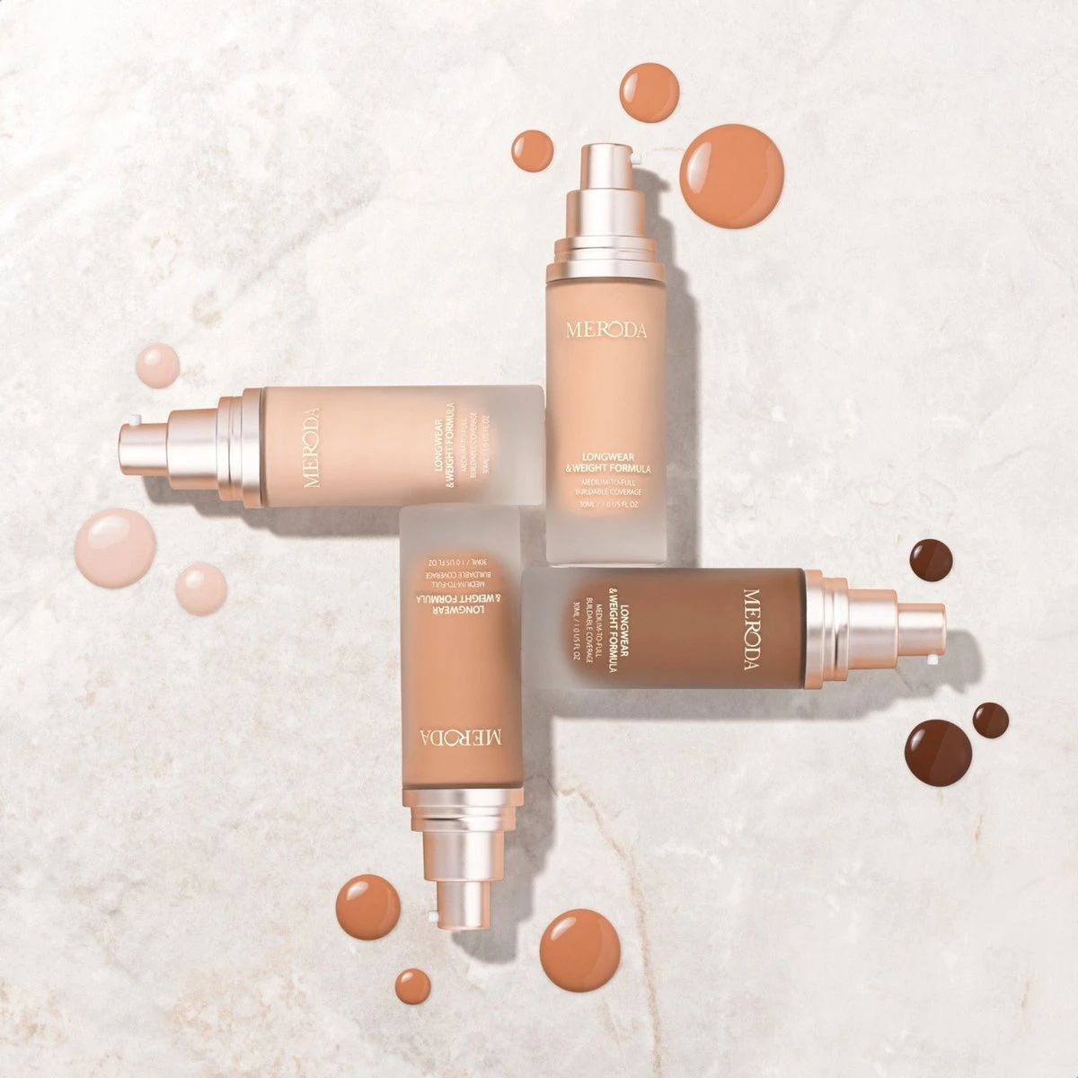 Meroda Universal Foundation - 9C | Lichtbeige Met Een Gouden Perzikkleurige Ondertoon Licht Tot Medium Beige Met Een Goude Ondertoon - 30ml 10 Meroda Universal Foundation - 9C | Lichtbeige Met Een Gouden Perzikkleurige Ondertoon Licht Tot Medium Beige Met Een Goude Ondertoon - 30ml - Afbeelding 8