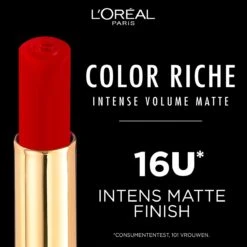 L'Oréal Paris - Color Riche Intense Volume Matte Lipstick - 188 Le Rose Activist - Roze Lippenstift -Cosmetica Winkel 1200x1200 70