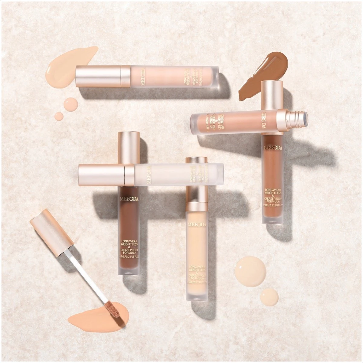 Meroda Universal Concealer - 1C | Lichtbeige Met Neutrale Ondertonen Voor De Hele Lichte Tot Lichte Huid - 30ml 9 Meroda Universal Concealer - 1C | Lichtbeige Met Neutrale Ondertonen Voor De Hele Lichte Tot Lichte Huid - 30ml - Afbeelding 7
