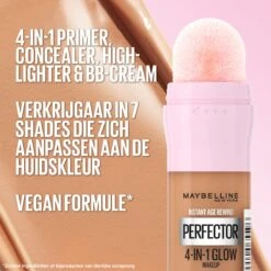 Maybelline New York - Instant Anti-Age Perfector 4-in-1 Glow - Deep - Primer, Concealer, Highlighter En BB-Cream In één - 20 Ml 18 Maybelline New York - Instant Anti-Age Perfector 4-in-1 Glow - Deep - Primer, Concealer, Highlighter En BB-Cream In één - 20 Ml -Cosmetica Winkel 1200x1200 728
