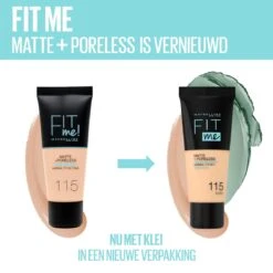 Maybelline Fit Me Matte & Poreless Foundation - 103 Pure Ivo - 30 Ml 16 Maybelline Fit Me Matte & Poreless Foundation - 103 Pure Ivo - 30 Ml -Cosmetica Winkel 1200x1200 780