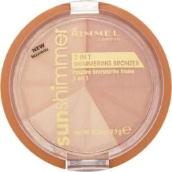 Rimmel London Rimmel - SunShimmer 3 In 1 Shimmering Bronzer Lustrous Powder 9.9 G 1 Gold Princess - 11 Rimmel London Rimmel - SunShimmer 3 In 1 Shimmering Bronzer Lustrous Powder 9.9 G 1 Gold Princess - -Cosmetica Winkel 1200x1200 899