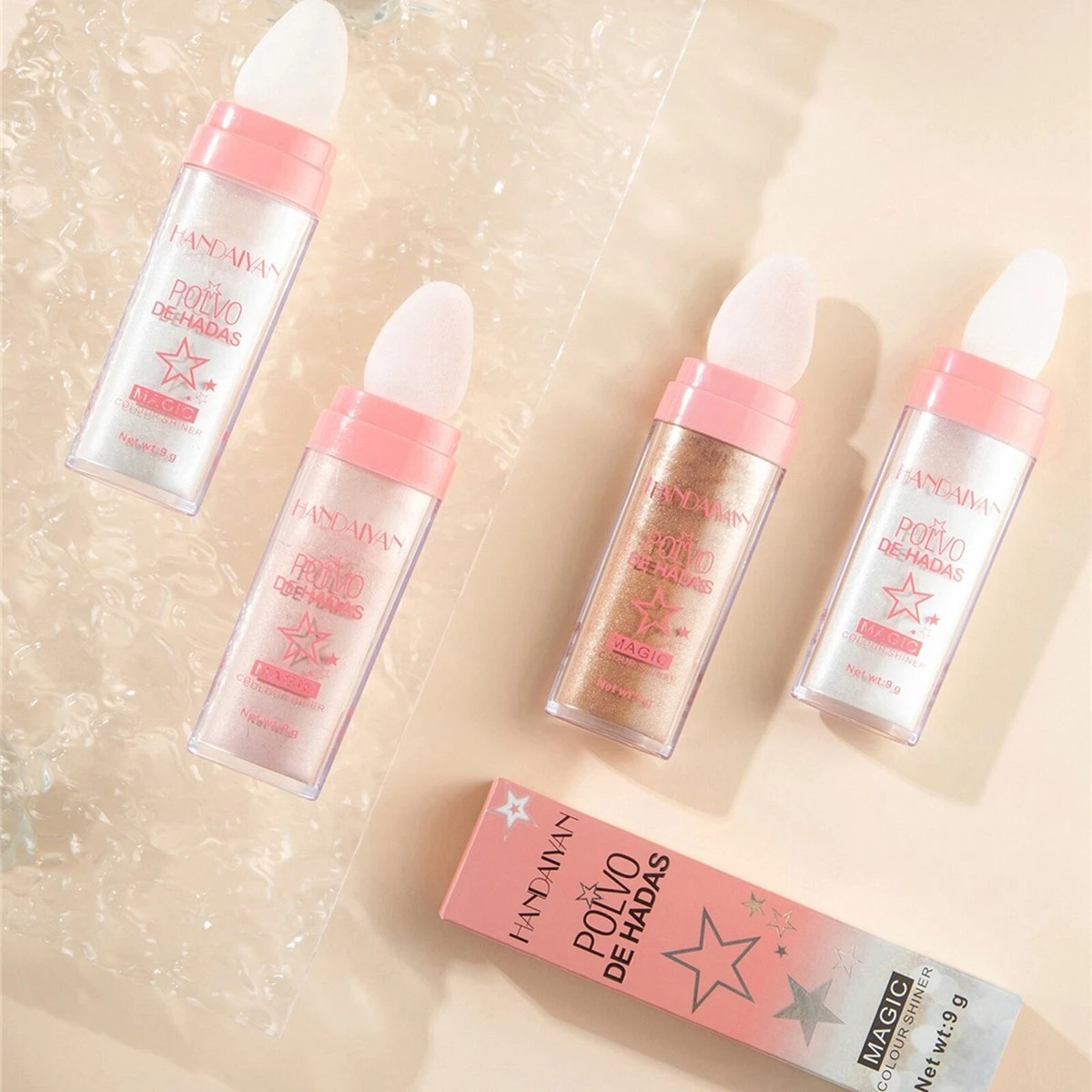 Polvo De Hadas - Highlighter - Glitter - Kleur Goudbruin (Trend) 5 Polvo De Hadas - Highlighter - Glitter - Kleur Goudbruin (Trend) - Afbeelding 3