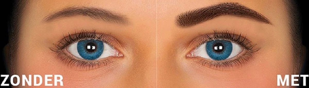 Merkloos Magic Wenkbrauw Antraciet/donker/grijs 3 Merkloos Magic Wenkbrauw Antraciet/donker/grijs