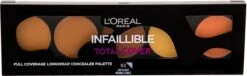 L'Oréal Paris LMU Inf.TCover Conceal.palette 2 Dark S Concealermake-up 11 L'Oréal Paris LMU Inf.TCover Conceal.palette 2 Dark S Concealermake-up -Cosmetica Winkel 1200x367
