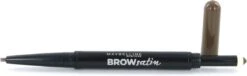 Maybelline Brow Satin Duo - 02 Medium Brown - Bruin - Wenkbrauwpotlood En Poeder -Cosmetica Winkel 1200x368