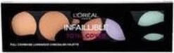 L'Oréal Paris Infallible Total Cover Concealer Palette - 105 Red Fiction 15 L'Oréal Paris Infallible Total Cover Concealer Palette - 105 Red Fiction -Cosmetica Winkel 1200x371 1