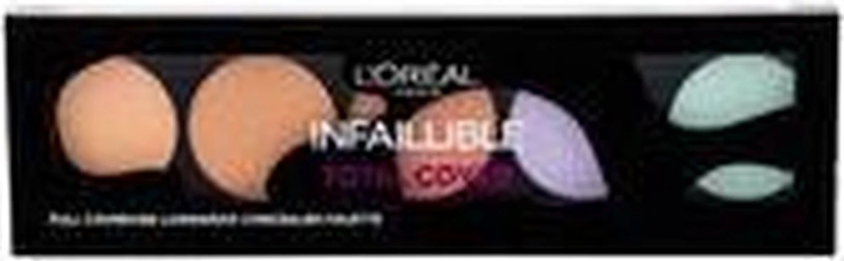 L'Oréal Paris Infallible Total Cover Concealer Palette - 105 Red Fiction 9 L'Oréal Paris Infallible Total Cover Concealer Palette - 105 Red Fiction - Afbeelding 7