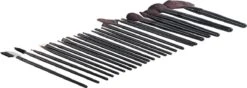 Borvat® | Professionele 24-Delige Make-Up Kwastenset | Cosmetica Visagie Makeup Kwasten Set | Mascara/Oogschaduw/Concealer/Foundation/Blush/Eyeliner/Highlighter/Poederkwast Beauty Brush | Contourkwast Make | Borstels | Penselen | Met Luxe Opberg Etu -Cosmetica Winkel 1200x426