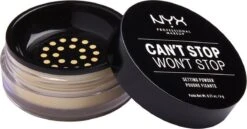 NYX Professional Makeup Can't Stop Won't Stop Setting Powder - Banana CSWSSP06 - Powder - 6 Gr
