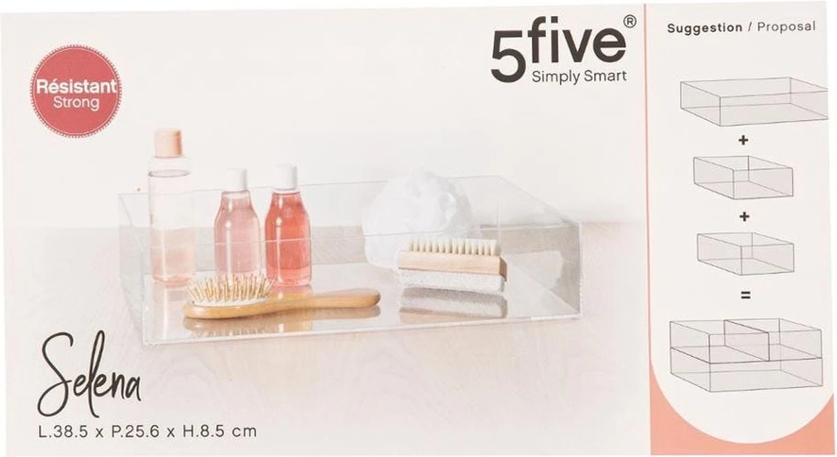 Five® Make-up Bakken - Transparant - Stapelbaar 7 Five® Make-up Bakken - Transparant - Stapelbaar - Afbeelding 5