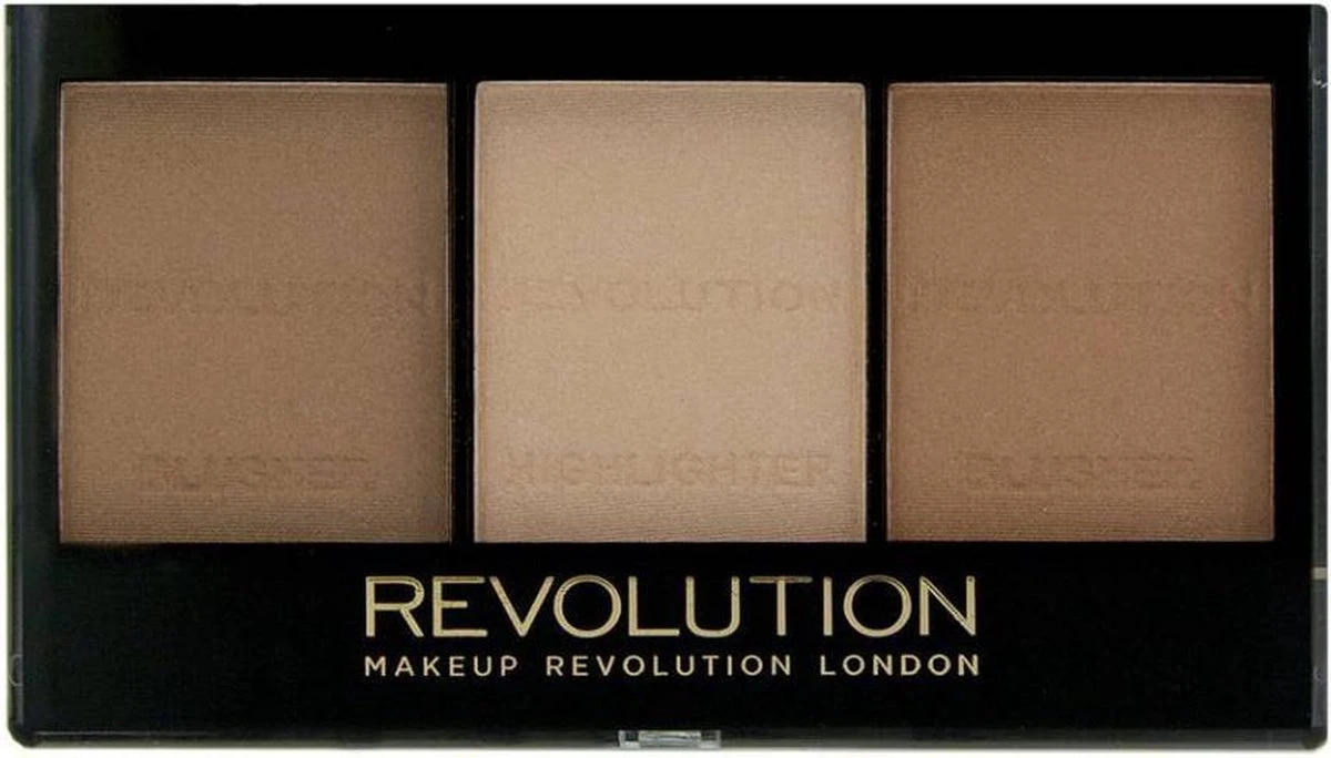 Makeup Revolution - Ultra Brightening Contour Kit C04 - Light/Medium 3 Makeup Revolution - Ultra Brightening Contour Kit C04 - Light/Medium