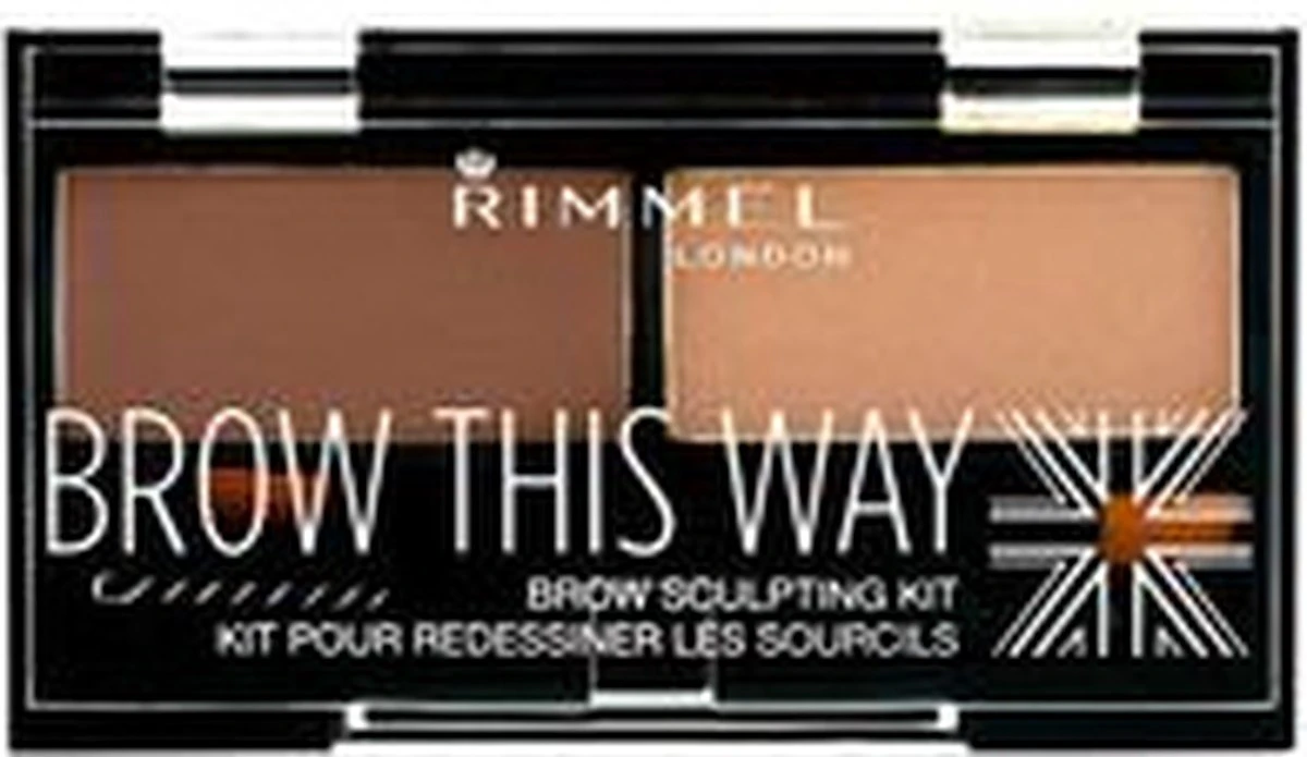 Rimmel London Brow This Way Brow Sculpting Kit - 003 Dark Brown 18 Rimmel London Brow This Way Brow Sculpting Kit - 003 Dark Brown - Afbeelding 16