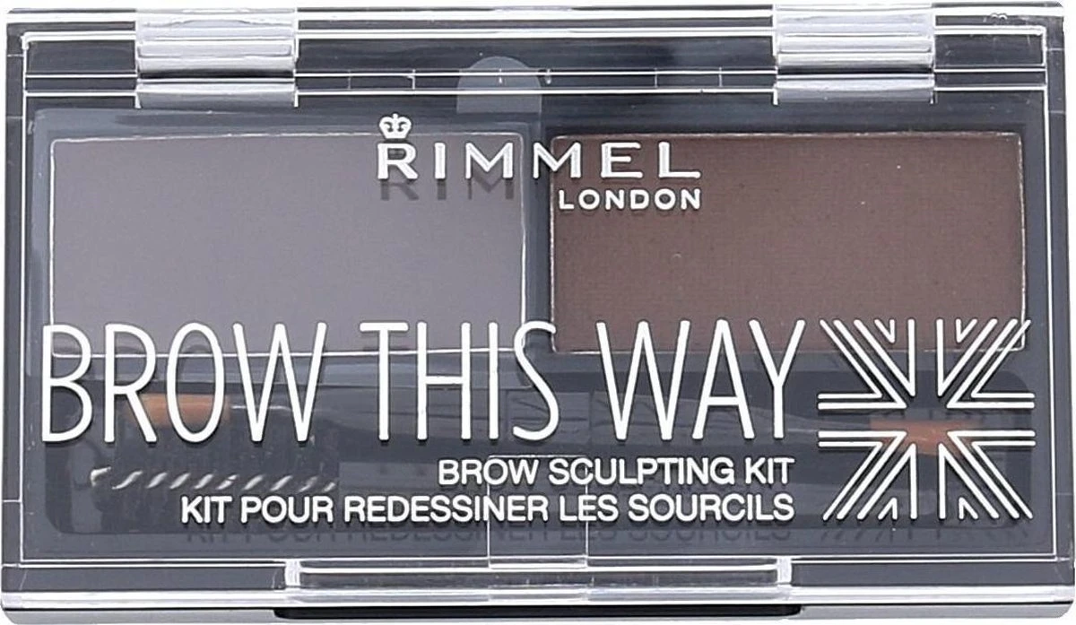 Rimmel London Brow This Way Brow Sculpting Kit - 003 Dark Brown 3 Rimmel London Brow This Way Brow Sculpting Kit - 003 Dark Brown