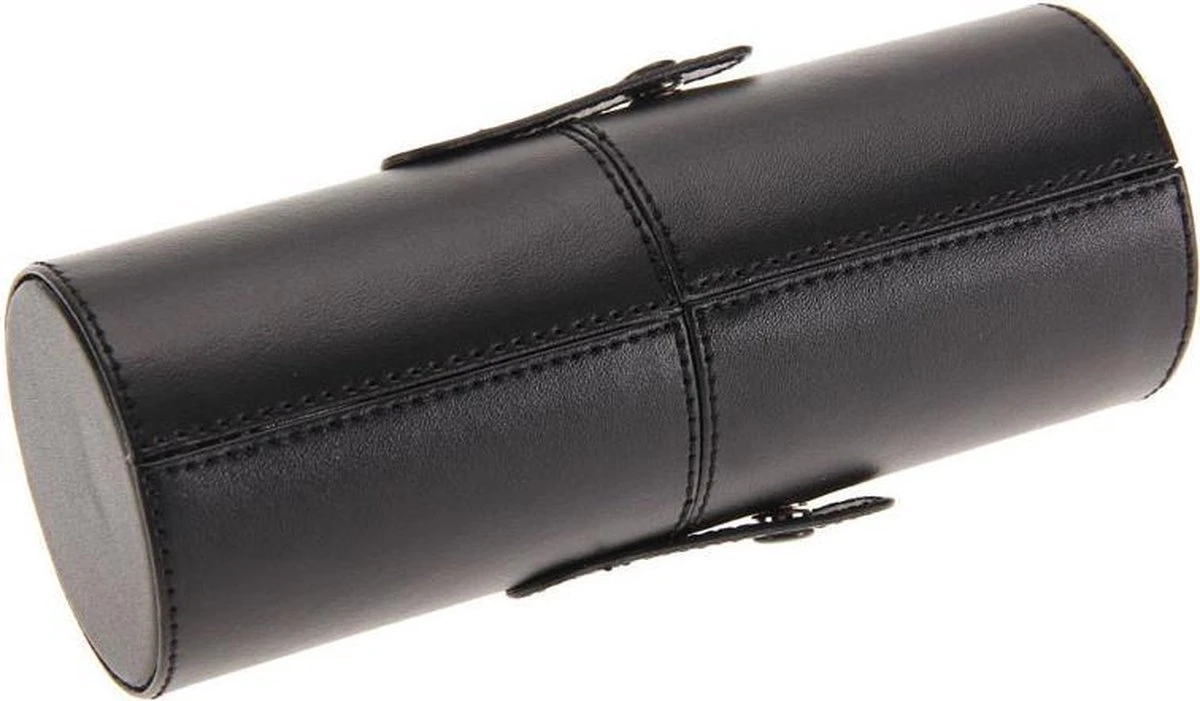 Evvie 12-delige Make-up Kwasten Set In Luxe Koker - Zwart 7 Evvie 12-delige Make-up Kwasten Set In Luxe Koker - Zwart - Afbeelding 5