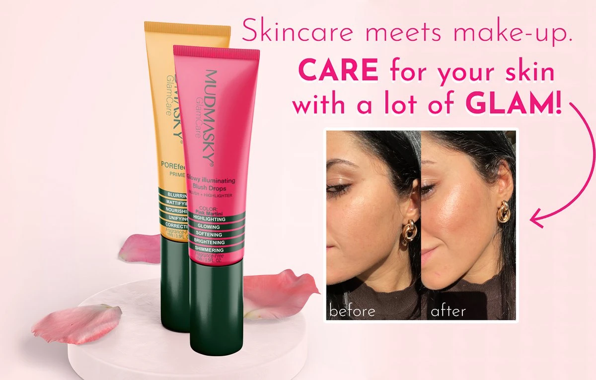 POREfection® Mattifying Face Primer By MUDMASKY® - Gladmakend - Voedend + Matterende Primer - Voorkomt Glans & Matteert De Huid - Poriën Zijn Minder Zichtbaar - Pore Minimizing Primer Make-Up - Langhoudende Make-up 4 POREfection® Mattifying Face Primer By MUDMASKY® - Gladmakend - Voedend + Matterende Primer - Voorkomt Glans & Matteert De Huid - Poriën Zijn Minder Zichtbaar - Pore Minimizing Primer Make-Up - Langhoudende Make-up - Afbeelding 2