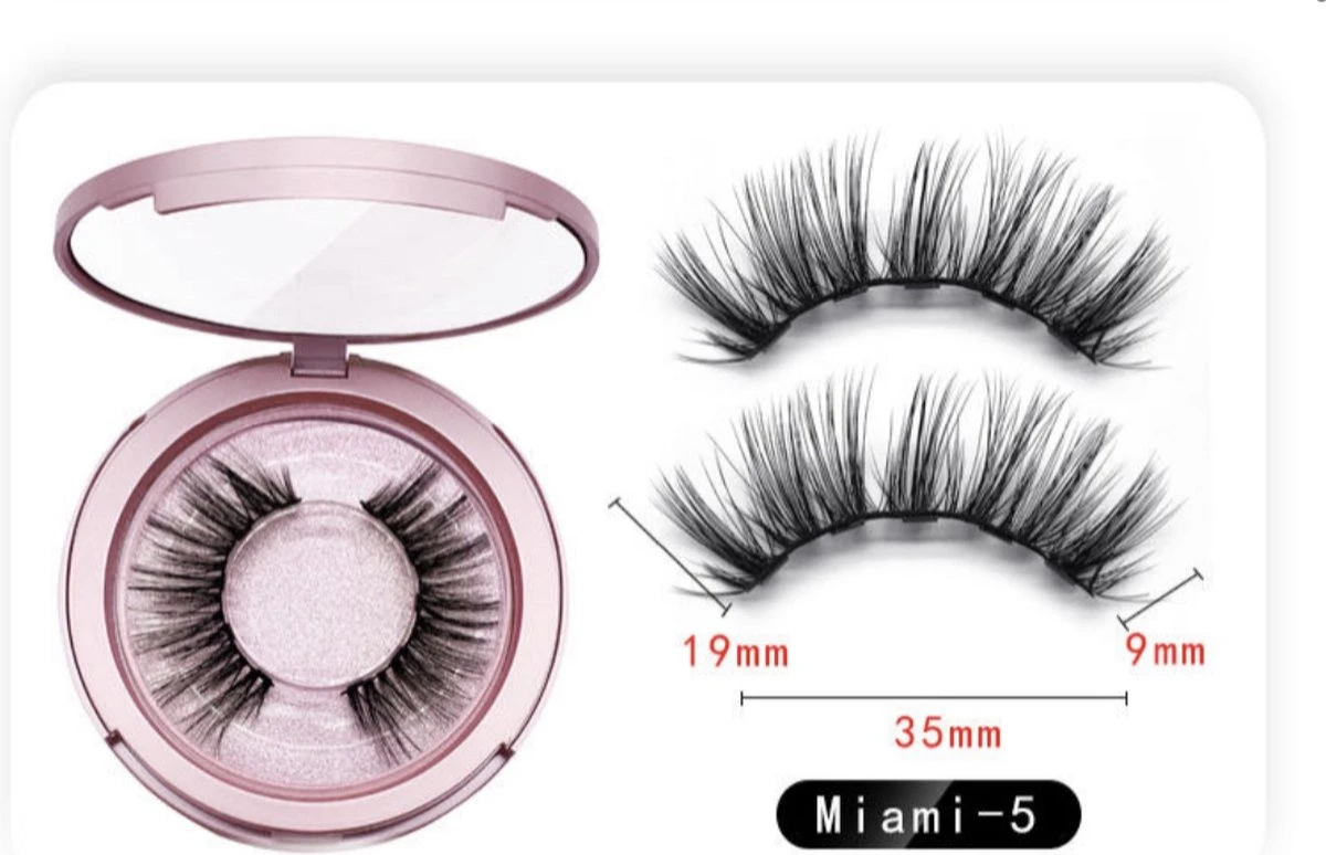 Nepwimpers - Nep Wimpers - Valse Wimpers - Lashes - False Lashes - Magnetische Wimpers - Magnetische Eyeliner - Miami 7 Nepwimpers - Nep Wimpers - Valse Wimpers - Lashes - False Lashes - Magnetische Wimpers - Magnetische Eyeliner - Miami - Afbeelding 5