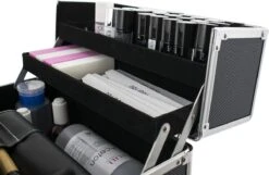 SUNONE Make Up Koffer Robuust Zwart XXL 9 SUNONE Make Up Koffer Robuust Zwart XXL -Cosmetica Winkel 1200x783