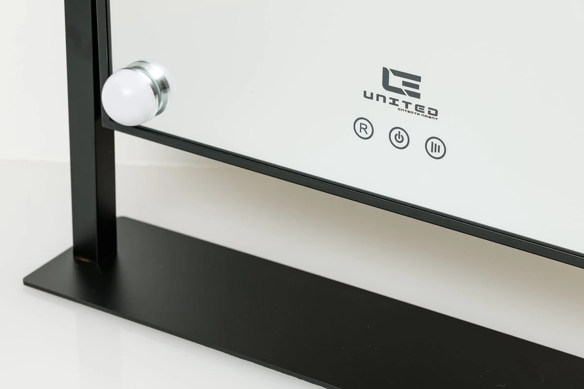 United Entertainment - Hollywood Spiegel Met 12 LEDs - 36x47,5 Cm - Zwart 12 United Entertainment - Hollywood Spiegel Met 12 LEDs - 36x47,5 Cm - Zwart - Afbeelding 10