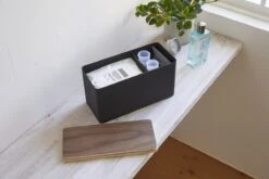 Yamazaki Opbergbox Make Up - Sanitair - Zwart -Cosmetica Winkel 1200x800 30