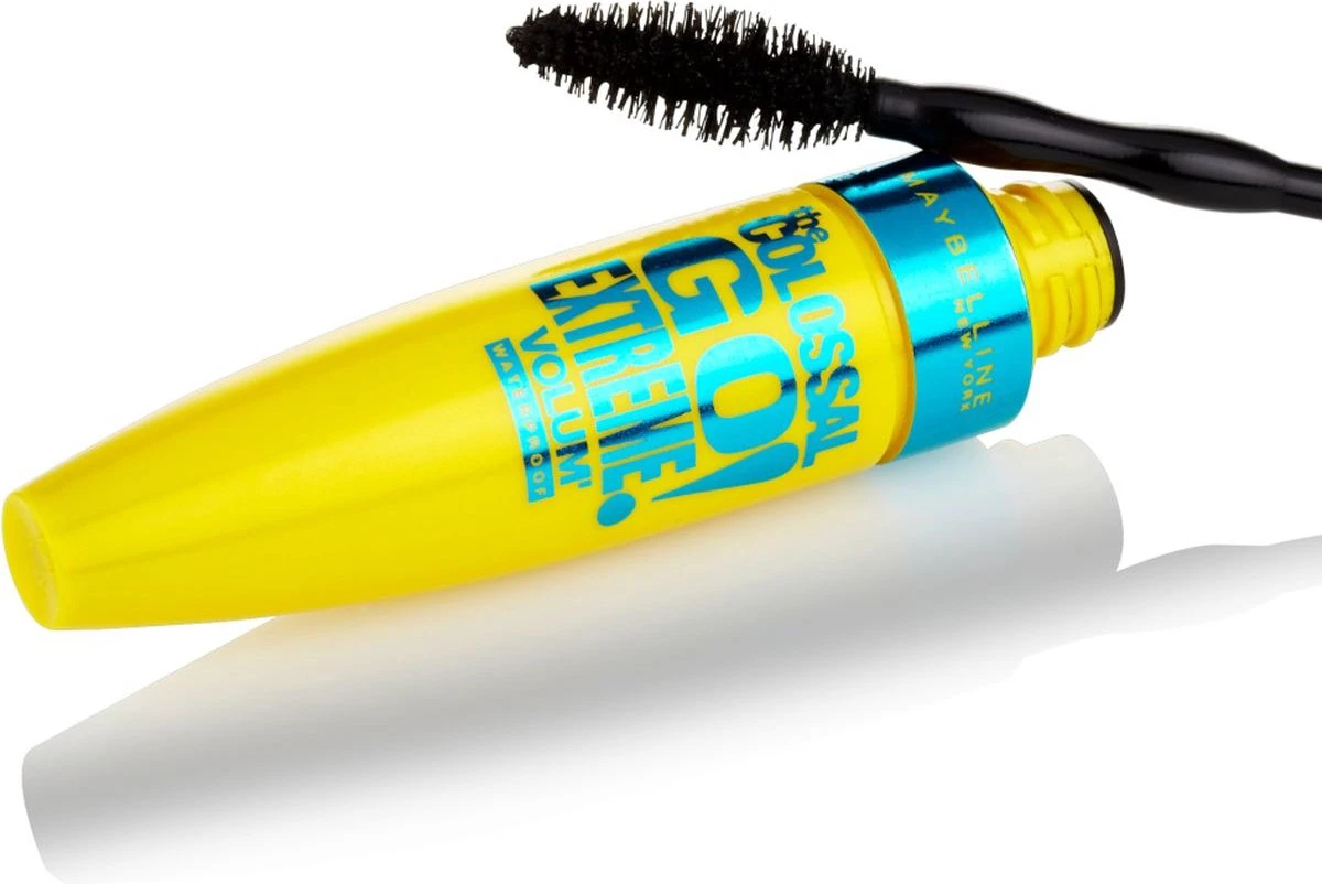 Maybelline Volum'Express Colossal Go Extreme! - Zwart - Waterproof Mascara 7 Maybelline Volum'Express Colossal Go Extreme! - Zwart - Waterproof Mascara - Afbeelding 5