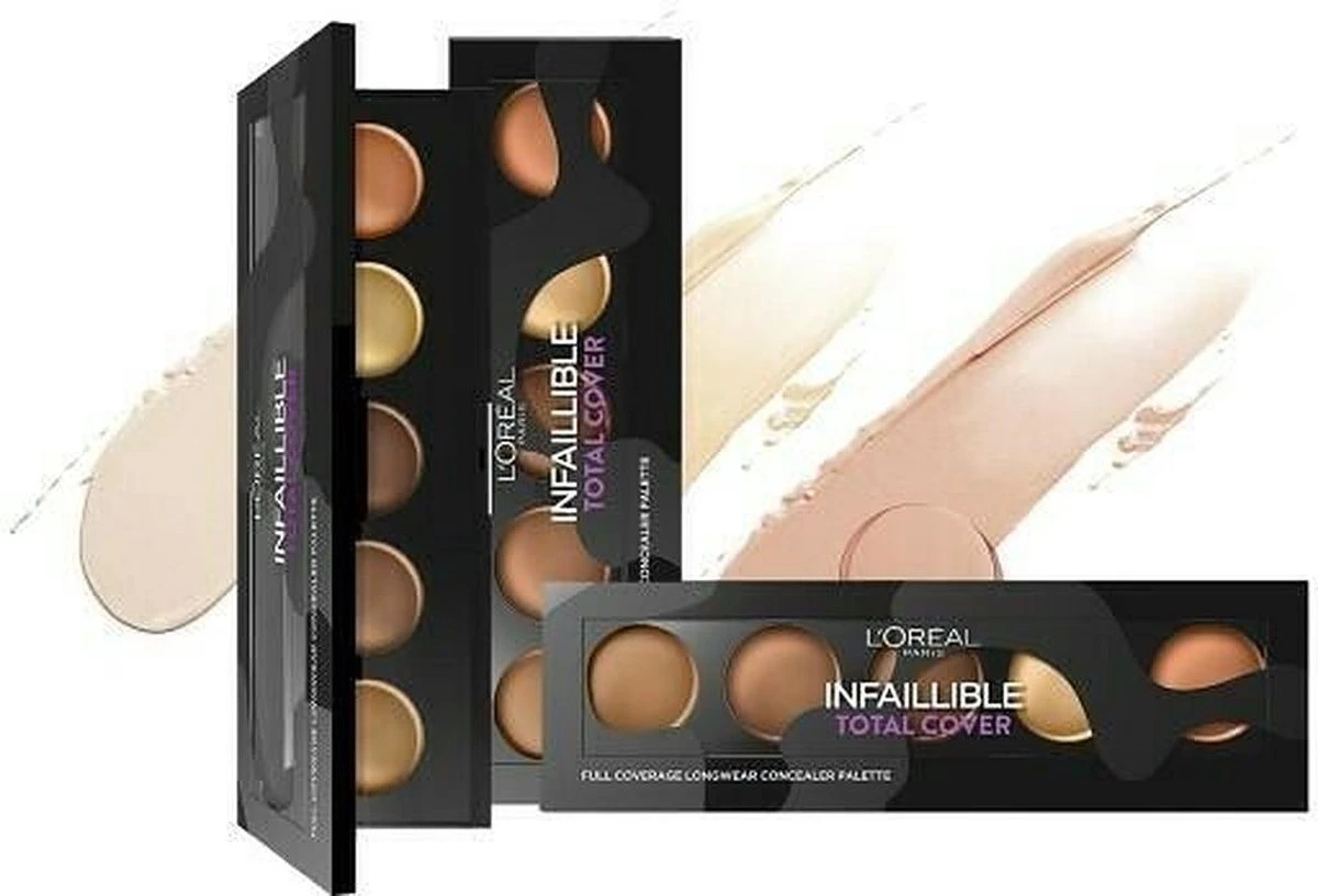 L'Oréal Paris LMU Inf.TCover Conceal.palette 2 Dark S Concealermake-up 4 L'Oréal Paris LMU Inf.TCover Conceal.palette 2 Dark S Concealermake-up - Afbeelding 2