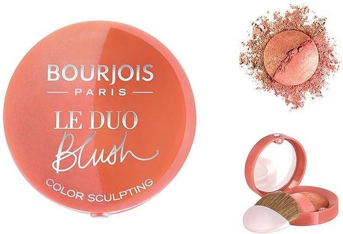Bourjois Le Duo Blush Sculpt Blush - 02 Roméo Et Pachette 3 Bourjois Le Duo Blush Sculpt Blush - 02 Roméo Et Pachette