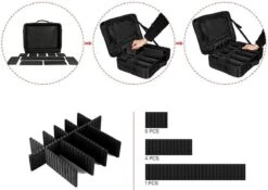 Cosmetica Koffer - Make-up Koffer Met Verstelbare Vakken - Visagie En Nagelstyliste Beauty Koffer - 37x27x13CM 22 Cosmetica Koffer - Make-up Koffer Met Verstelbare Vakken - Visagie En Nagelstyliste Beauty Koffer - 37x27x13CM -Cosmetica Winkel 1200x848