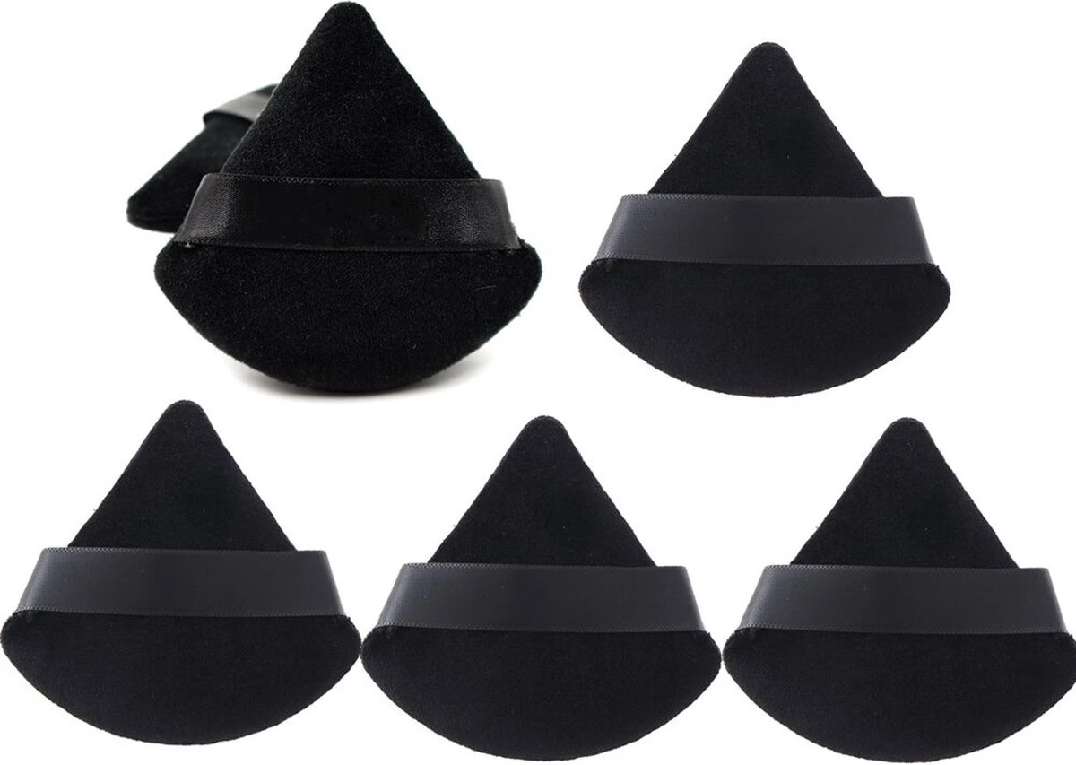 WiseGoods Luxe Poeder Spons Set - Beauty Blender - Sponsjes Make Up - Make-Up Accessoires - Makeup Tools - Verzorging - Zwart 5st 3 WiseGoods Luxe Poeder Spons Set - Beauty Blender - Sponsjes Make Up - Make-Up Accessoires - Makeup Tools - Verzorging - Zwart 5st