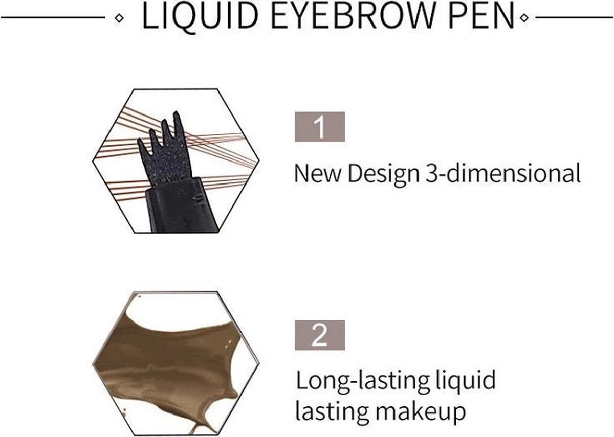 Joya Beauty® Microblading Eyebrow Tattoo Pen | Waterproof Tattoo Wenkbrauw Pen | Wenkbrauwpen | Kleur 3: Chestnut 8 Joya Beauty® Microblading Eyebrow Tattoo Pen | Waterproof Tattoo Wenkbrauw Pen | Wenkbrauwpen | Kleur 3: Chestnut - Afbeelding 6