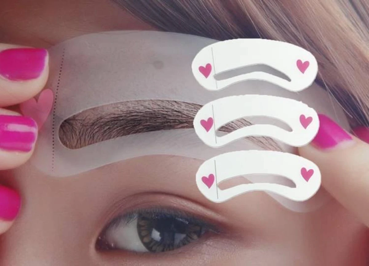 Merkloos Wenkbrauw Sjablonen (set Van 3) - Epileren - Wenkbrauwen Tekenen - Wenkbrauwpotlood - DisQounts 4 Merkloos Wenkbrauw Sjablonen (set Van 3) - Epileren - Wenkbrauwen Tekenen - Wenkbrauwpotlood - DisQounts - Afbeelding 2