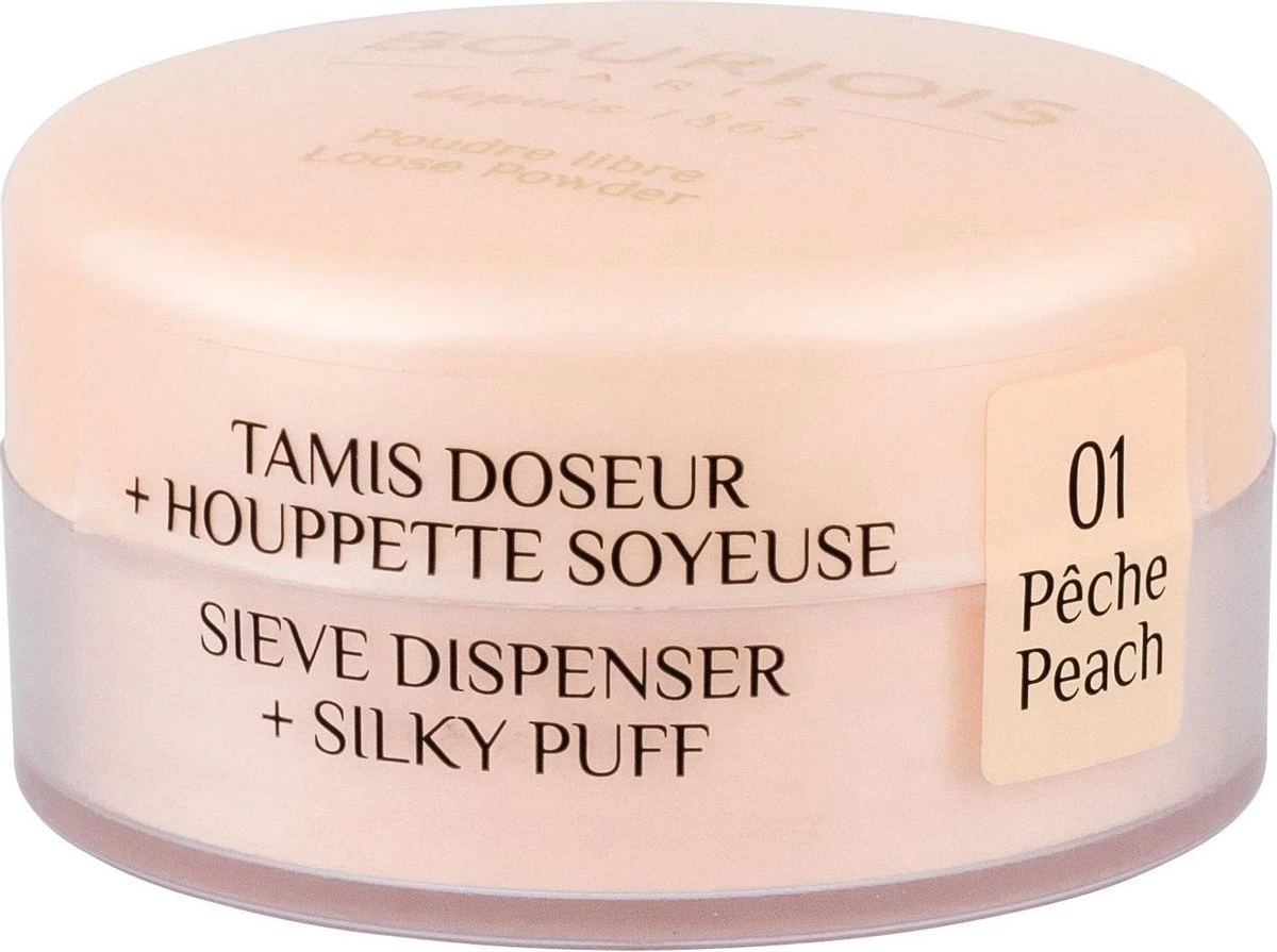 Bourjois Loose Powder Gezichtspoeder - 01 Peach 3 Bourjois Loose Powder Gezichtspoeder - 01 Peach