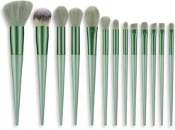 Without Lemons - Make Up Borstel - Kwasten - Set Van 13 - Brushes - Groen - Vegan 5 Without Lemons - Make Up Borstel - Kwasten - Set Van 13 - Brushes - Groen - Vegan -Cosmetica Winkel 1200x895 4