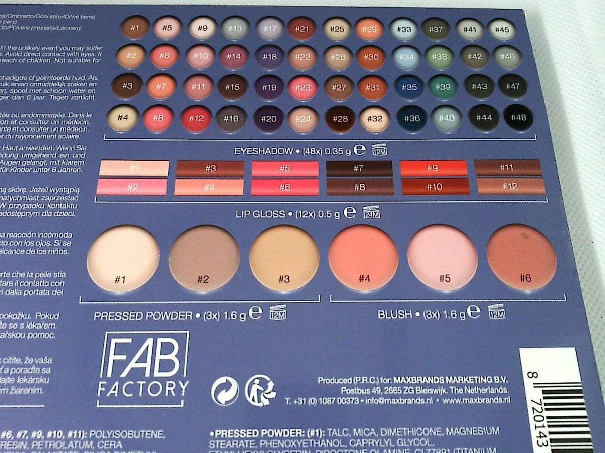 Make Up Artist Palette - 66 Kleuren - MUA - Oog - Lippen - 4 Make Up Artist Palette - 66 Kleuren - MUA - Oog - Lippen - - Afbeelding 2