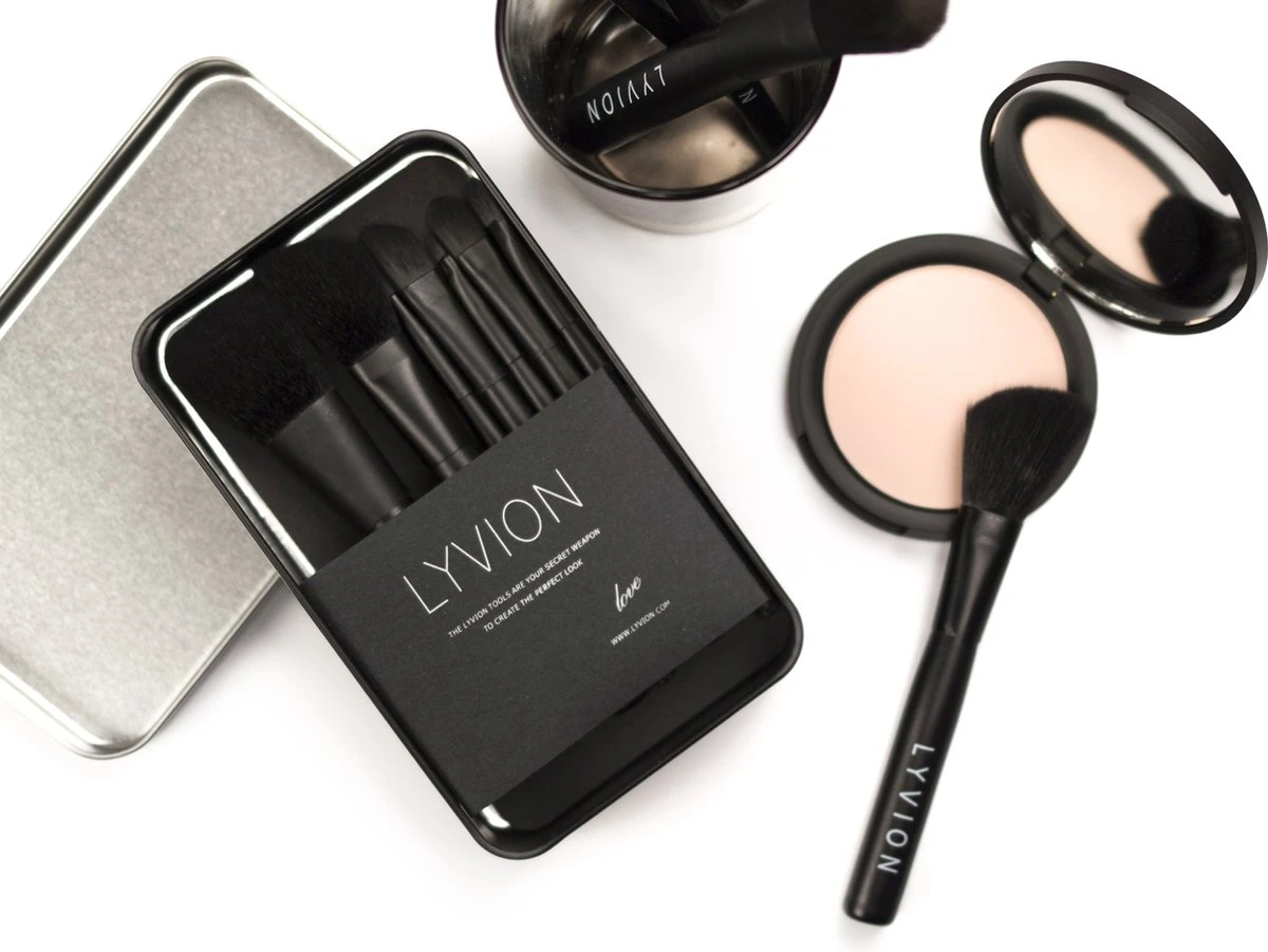 LYVION Professionele Make Up Kwasten Set - 7 Delig / Make Up / Make Up Koffer / Make Up Set / Make Up Kwasten / Make Up Kwasten Set 7 LYVION Professionele Make Up Kwasten Set - 7 Delig / Make Up / Make Up Koffer / Make Up Set / Make Up Kwasten / Make Up Kwasten Set - Afbeelding 5