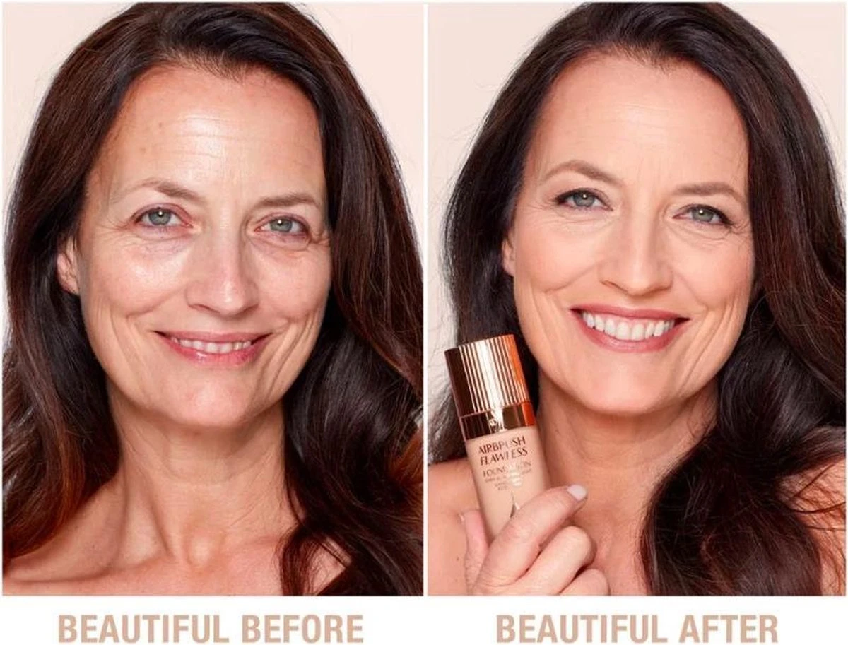 Charlotte Tilbury Airbrush Flawless Foundation - 8 Cool - Natuurlijk Dekkend 6 Charlotte Tilbury Airbrush Flawless Foundation - 8 Cool - Natuurlijk Dekkend - Afbeelding 4