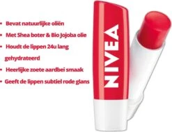 Nivea - Labello Strawberry Shine Lippenbalsem - 5,5 Ml Stick - Lipbalsem - Lipbalm - Lipverzorging - Verrijkt Met Shea Boter En Bio Jojoba Olie 9 Nivea - Labello Strawberry Shine Lippenbalsem - 5,5 Ml Stick - Lipbalsem - Lipbalm - Lipverzorging - Verrijkt Met Shea Boter En Bio Jojoba Olie -Cosmetica Winkel 1200x922