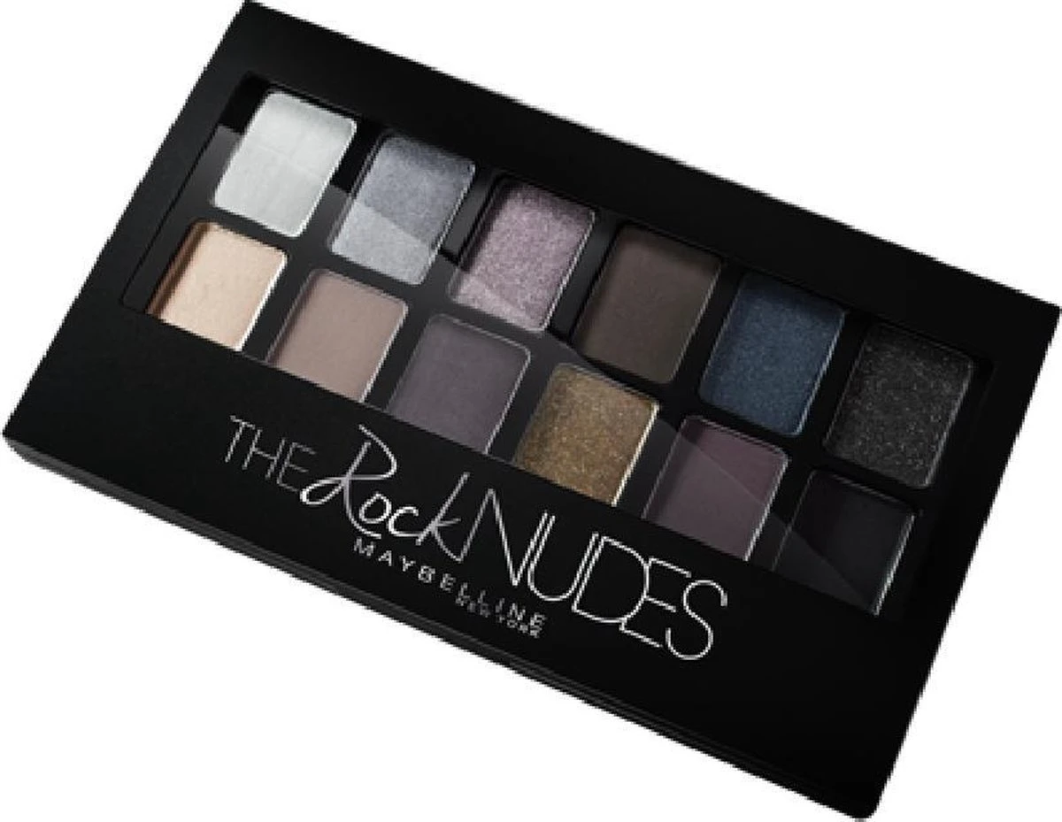 Maybelline The Rock Nudes Oogschaduwpallet- 12 Rock Nudes Blauw Tinten 10 Maybelline The Rock Nudes Oogschaduwpallet- 12 Rock Nudes Blauw Tinten - Afbeelding 8