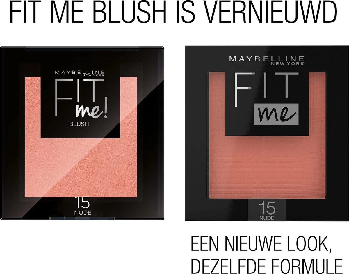 Maybelline Fit Me Blush - 40 Peach - Oranje - Natuurlijk Ogende Rouge 4 Maybelline Fit Me Blush - 40 Peach - Oranje - Natuurlijk Ogende Rouge - Afbeelding 2