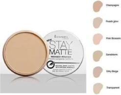 Rimmel London Stay Matte Pressed Powder - 001 Transparent - Powder 35 Rimmel London Stay Matte Pressed Powder - 001 Transparent - Powder -Cosmetica Winkel 1200x949