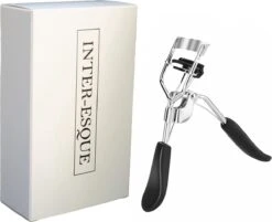 INTER-ESQUE® Wimperkruller Met Kam - Eyelash Curler + 5x Gratis Extra Siliconen Pad - Zwart/Zilver -Cosmetica Winkel 1200x978 4
