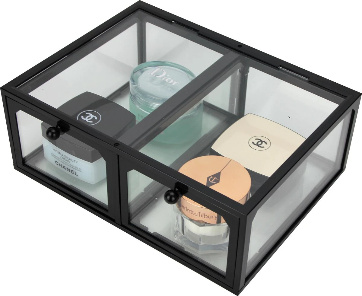 Make-up Organizer Yentl| Beauty Box | Cosmetica Organizer | Opbergdoos | Make Up Organizer | Beautybox | Vitrine Boxje | Glazen Box |Makeup Organizer |Beauty Organizer | Makeupbox | Storage Box |Make-uporganizer | Parfumbox | Parfumorganizer |Opmaken 4 Make-up Organizer Yentl| Beauty Box | Cosmetica Organizer | Opbergdoos | Make Up Organizer | Beautybox | Vitrine Boxje | Glazen Box |Makeup Organizer |Beauty Organizer | Makeupbox | Storage Box |Make-uporganizer | Parfumbox | Parfumorganizer |Opmaken - Afbeelding 2