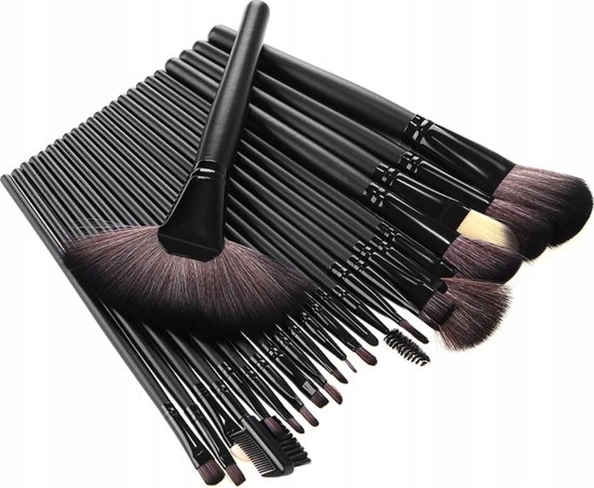 Professionele 24-Delige Make-Up Kwastenset - Cosmetica Visagie Makeup Kwasten Set - Mascara/Oogschaduw/Concealer/Foundation/Blush/Eyeliner/Highlighter/Poederkwast Beauty Brush - Contourkwast Make Up Brushes Borstels Penselen - Met Luxe Opberg Etui 10 Professionele 24-Delige Make-Up Kwastenset - Cosmetica Visagie Makeup Kwasten Set - Mascara/Oogschaduw/Concealer/Foundation/Blush/Eyeliner/Highlighter/Poederkwast Beauty Brush - Contourkwast Make Up Brushes Borstels Penselen - Met Luxe Opberg Etui - Afbeelding 8