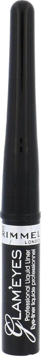 Rimmel London Glam'Eyes Professional Liquid Eyeliner - 001 Black Glamour 10 Rimmel London Glam'Eyes Professional Liquid Eyeliner - 001 Black Glamour - Afbeelding 8