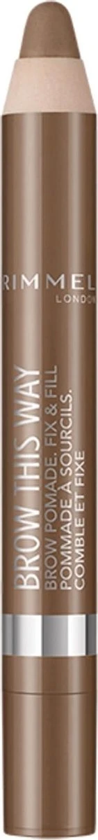 Rimmel London Rimmel Brow Pomade Wenkbrauwpotlood - Dark Brown 4 Rimmel London Rimmel Brow Pomade Wenkbrauwpotlood - Dark Brown - Afbeelding 2