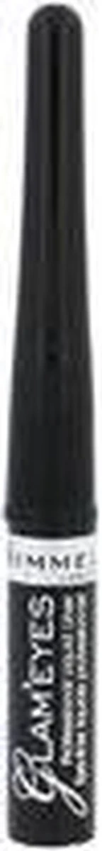 Rimmel London Glam'Eyes Professional Liquid Eyeliner - 001 Black Glamour 13 Rimmel London Glam'Eyes Professional Liquid Eyeliner - 001 Black Glamour - Afbeelding 11