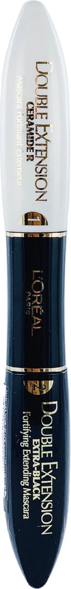 L’Oréal Mascara – Double Extension Extra Black , 12 Ml - 1 Stuks 4 L’Oréal Mascara – Double Extension Extra Black , 12 Ml - 1 Stuks - Afbeelding 2