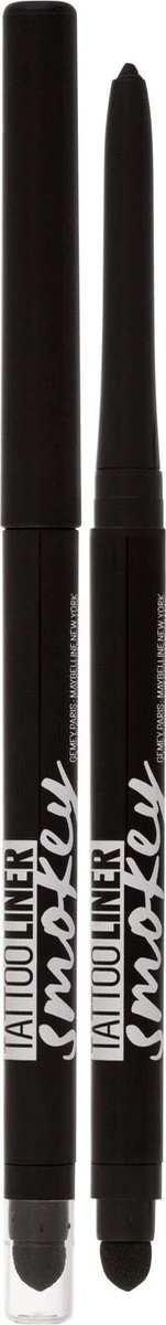 Maybelline Tattoo Liner Smokey Gel Pencil Eyeliner Zwart - Waterproof 8 Maybelline Tattoo Liner Smokey Gel Pencil Eyeliner Zwart - Waterproof - Afbeelding 6